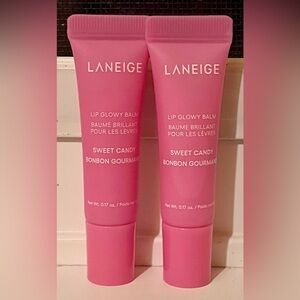 2 x Laneige lip glowy balm in Sweet Candy